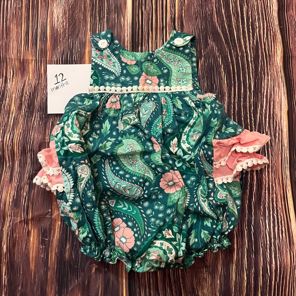 Ric Rac and Ruffles Bubble. 12 months